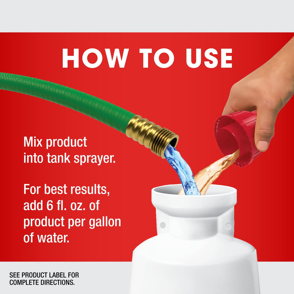 Roundup Concentrate Plus Weed and Grass Killer - Includes Easy Measure Cap, 16 oz.