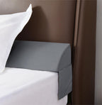 Vekkia Queen Bed Wedge Pillow for Headboard/Headboard Pillow/Bed Gap Filler/Pillow Wedge for Headboard Gap(0-3.5"),Close Gaps Between Mattress and Headboard(Gray 60"x6.5"x4.5")