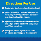 In The Swim Chlorine Neutralizer for Swimming Pools - Quickly Reduces Chlorine Sanitizer Levels - 90% Sodium Thiosulfate - 2.25 Pounds