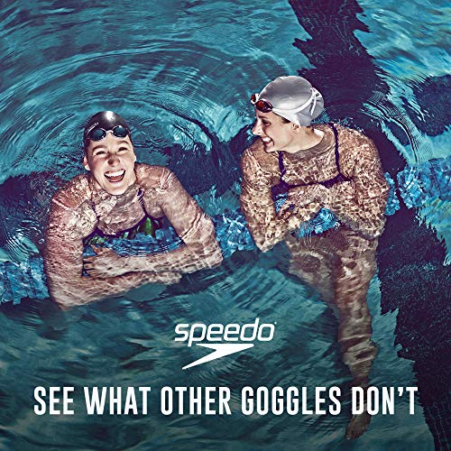 Speedo Women's Swim Goggles Mirrored Vanquisher 2.0, Silver Ice