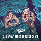 Speedo Women's Swim Goggles Mirrored Vanquisher 2.0, Silver Ice