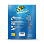 ZAP IT! Bug Zapper Rechargeable Bug Zapper Racket, 4,000 Volt, USB Charging Cable