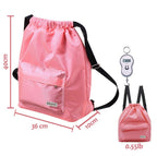 Dry Wet Separated Swimming Bag Portable Drawstring Backpack Waterproof Gym Sports Pool Beach Gear Bag