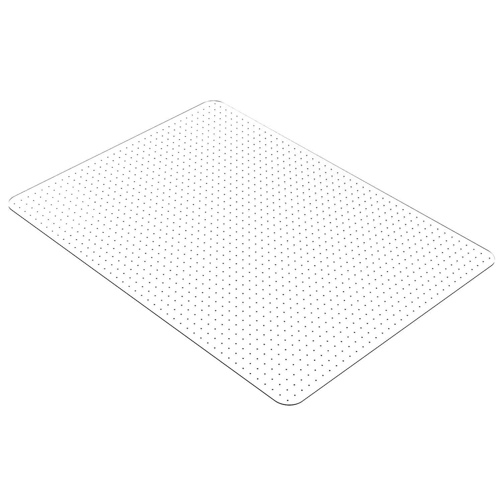 Office Chair Mat for Low Pile Carpet, 30" x 48" Transparent Office Desk Chair Mat for Carpeted Floors, Studded Carpet Floors Protector Mat for Home & Offices