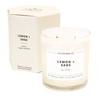 Calyan Wax Scented Candle, Lemon & Sage Candle for The Home Scented with Rose, Lemon & Lavender, Soy Wax Aromatherapy Candle in Glass Jar with 37 Hour Burn Time, Non Toxic Scented Candles Gifts