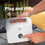Dolphin (2026 Model) E10 Automatic Robotic Pool Vacuum Cleaner, Active Scrubber Brush, Top Load Filters Access, Ideal for Above-Ground Pools up to 30 FT in Length