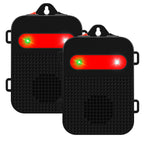 Angveirt Ultrasonic Mouse Repellent Battery Operated Pest Repeller Rodent Repellent Ultrasonic Mouse Deterrent for Car Engines Basement Garage Attic Warehouse Under Hood Rodent Repeller - 2 Pack