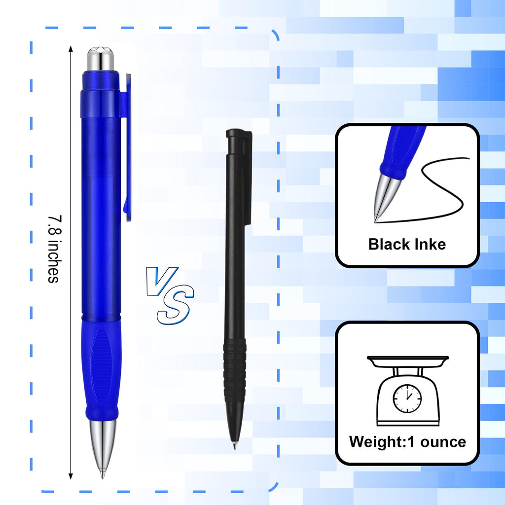 lyforx Big Fat Pens - Enhanced Writing Stability for Arthritis and Elderly Easy Thick Grip 3pcs Blue