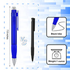 lyforx Big Fat Pens - Enhanced Writing Stability for Arthritis and Elderly Easy Thick Grip 3pcs Blue