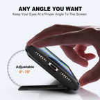 E-Tree Compatible with iPhone SE 2022 Case/iPhone SE 2020/iPhone 8/7, with Crossbody Strap and Stand, Protection Shockproof Hard Phone Case Black, Perfect for Go Outside and Kid Elderly