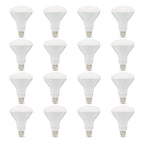 Amazon Basics BR30 LED Light Bulb, 65W Equivalent, 11W Energy Efficient, E26 Standard Base, Soft White 2700K, Dimmable, 10,000 Hour Lifetime, 16-Pack