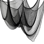 5Pcs Halloween Creepy Cloth Black 30×72inch - Halloween Decorations Clearance - Creepy Spooky Halloween Decorations Outdoor Indoor