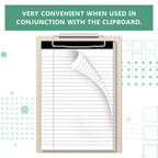 Legal Pads 5 x 8 Inch Notepad, 8 Pack Note Pads College Ruled Perforated Memo Pad for Work Study Daily Note Taking List, Lined Writing Pads Memo Refills Notepads for Office Home School, 30 Sheet/Pad