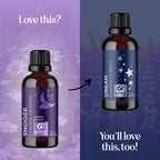 Sleep Essential Oil Blend for Diffuser - Snooze Blend Essential Oil for Sleep with Roman Chamomile Lavender Cedarwood and More - Aromatherapy Oil Blend for Nighttime Relaxation