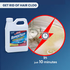 PROFESSOR AMOS Superfast Drain Cleaner Dissolve Hair, Grease, Food & Build Up Fast, 4-6 Applications Per Bottle
