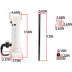 R171096 Pool Chlorinator, 320 Automatic in-Line Chlorine/Bromine Feeder Compatible with Rainbow 320, Upgraded Replacement for R171096 Chlorinator for Pools and Spas, for 6,500–70,000 Gallons