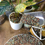 18lb Mix Horticultural Lava Rock Pebbles Pumice Potting Soil Amendment Succulent Cactus Bonsai Gritty Rock Decorative Gravel Plant Drainage Volcanic Rock for Aquarium Fairy Gardening Top Dressing