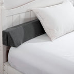 MABOZOO Pillow Wedge for Headboard Gap,Grey Bed Wedge Gap Filler King Size,Foldable Bed Wedge Pillow for Headboard,Foam Mattress Gap Filler,76"x6"x6"