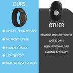 EGLANCLIFM GPS Tracker for Kids (iOS only), Teen, Special Needs, and Elderly - Real-Time Mini Locator Watch Band with No Monthly Fee - Hidden Tracking Device for iOS - Works with Apple Find My