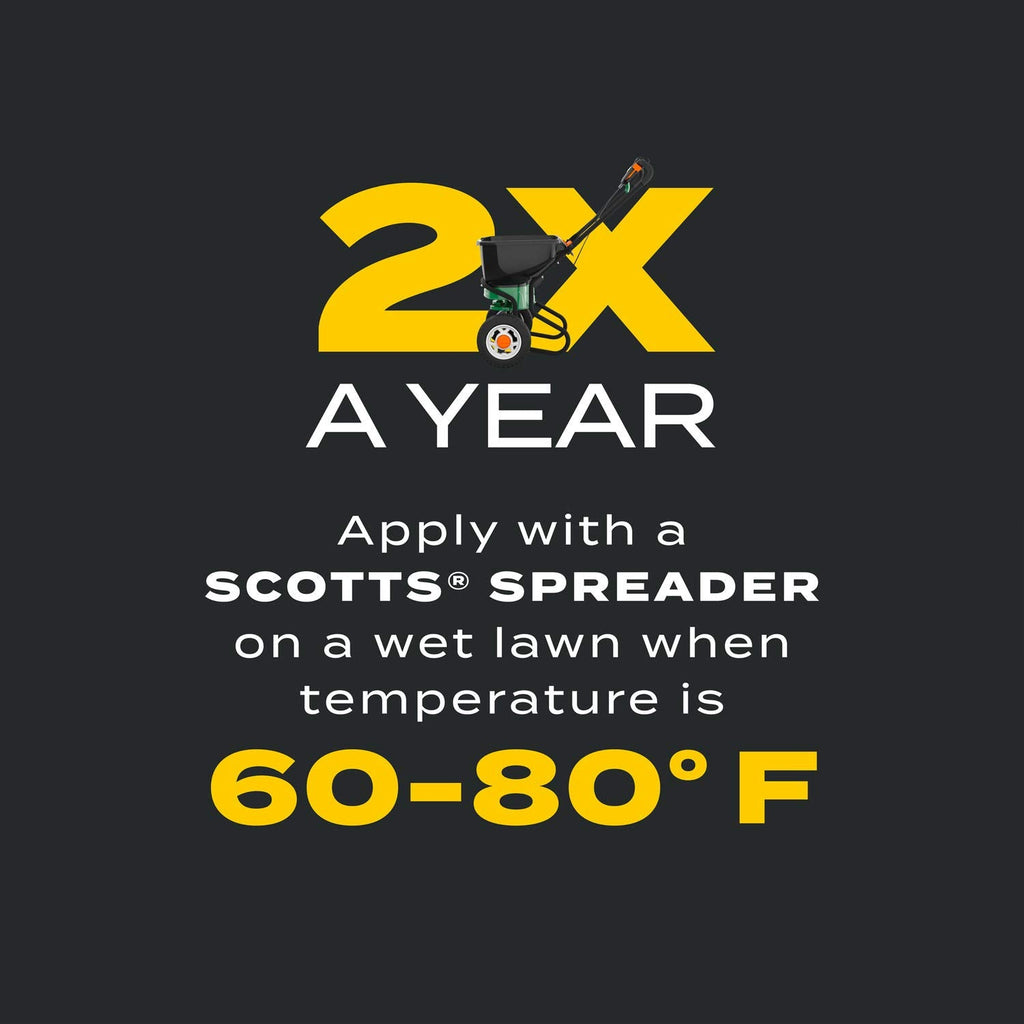 Scotts Turf Builder Triple ActionI, Weed Killer and Preventer Plus Lawn Fertilizer, 4,000 sq. ft., 11.31 lbs.
