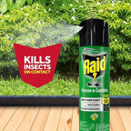 Raid House & Garden Insect Killer Spray, Orange Scent 11 Ounce (Pack of 8)