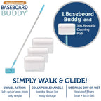 Baseboard Buddy – Baseboard & Molding Cleaning Tool! Includes 1 Baseboard Buddy and 3 Reusable Cleaning Pads, As Seen on TV