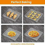 for Ninja Foodi Replacement Air Fryer Oven Basket, Original Replacement Baking Trays for NINJA DT201 DT251 Foodi Digital Air Fryer Oven, Mesh Basket, Ideal Accessories for Frying and Dehydrating