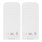 Mosalogic Indoor Fly Trap Refill Glue Cards, Double Sided Sticky Cards Replacement for UVLA1001 Fly Insect Trap - 10Pack