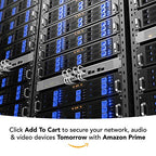 10-32 Rack Screws 50-Pack - Versatile Server Rack Accessories for Network Cabinets, Audio Mounts, Studs and Recording Studio Includes Nylon Washers. Perfect for Rackmounts