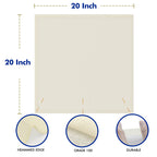 8 PCS Reusable Cheesecloth, Grade 100, 20x20 Inch Hemmed Cheese Cloth for Straining Craft, 100% Cotton Unbleached Cloth Strainer for Cooking, Baking, Juicing, Cheese Making (40×50 Threads)