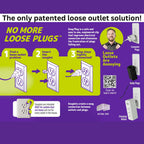 Snug Plug - Your Loose Outlet Fix (10/Pack Clear)