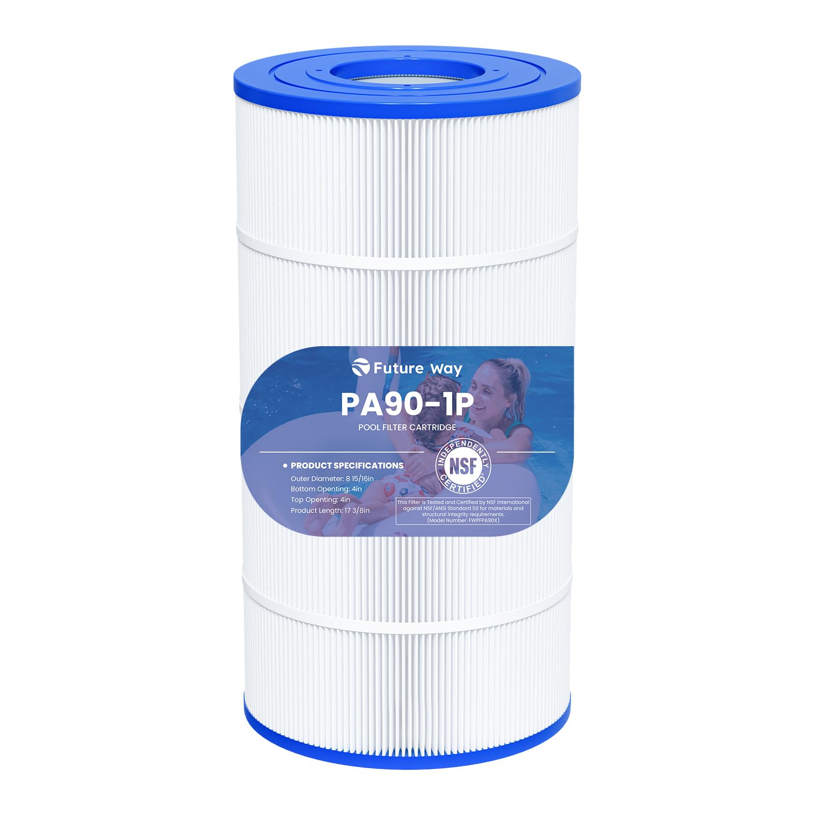 Future Way C900 Pool Filter Cartridge Replacement for Hayward C900, Replace Pleatco PA90, Hayward CX900RE, Unicel C-8409, 90 sq.ft