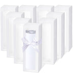 PerKoop 36 Pcs Gift Boxes with Ribbon for Sublimation Tumbler Christmas Tumbler Box for 12 oz, 20 oz, 30 oz Tumbler Gift Box for Shipping Blanks Sublimation Tumbler Gift Wrapping (White)