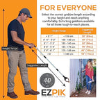 EZPIK 40" Foldable Grabber Reacher Tool for Elderly - Grabbers for Elderly Grab It Reaching Tool Heavy Duty Pickup Stick - Trash Picker Upper Grabber for Reaching Aids, Unger Pinchers Grab Tool 100cm
