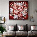 VONBOR Christmas Candy Diamond Art Painting Kits for Adults & Kids Beginner, Christmas Diamond Art for Adults Full Round Drill, DIY Paint with Diamond Dots Gem Art Craft Set Picture Gift 12 * 12 inch