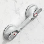DAILYLIFE Shower Grab Bar for Bathtubs and Showers, 15 inch Heavy Duty Shower Handle with Strong Suction Cup, 300lbs Safety Shower Handrails for Seniors and Elderly, White