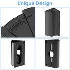 Adjustable 30 to 55 Degree Doorbell Angle Mount Compatible with Ring/Blink Video Doorbell/Battery Doorbell, Replacement Angle Adjustment Adapter Mounting Bracket Wedge Kit