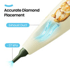 ARTDOT Wireless Vacuum Pen for Diamond Art Kit for Adults, Long-Lasting Electric Pen for Diamond Painting Accessories and Tools