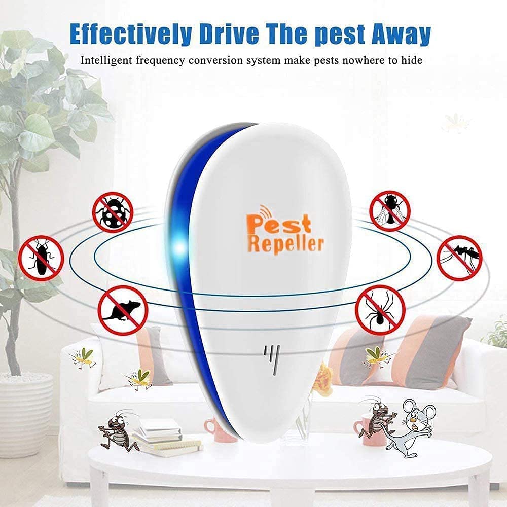 Ultrasonic Pest Repeller 6 Pack, Mice Repellent Indoor Rodent Roach Spider Insect Repellent, Pest Repellent Ultrasonic Plug in, Plug in Sonic Repellent pest Control