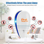 Ultrasonic Pest Repeller 6 Pack, Mice Repellent Indoor Rodent Roach Spider Insect Repellent, Pest Repellent Ultrasonic Plug in, Plug in Sonic Repellent pest Control