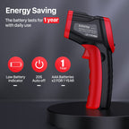 Eventek Infrared Thermometer Gun -58°F~1022°F (-50°C~550°C), IR Laser Thermometer Gun for Cooking, Pizza Oven, Grill, Griddle, Engine with Adjustable Emissivity & Max Min (NOT for Humans)
