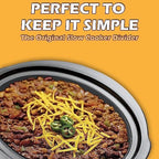 4QT Oval Silicone Slow Cooker Liner Compatible With Crock Pot & Hamilton Beach Crockpot Liners, Reusable, Dishwasher Safe Suitable For Most 4 Quart Crockpot Divider Insert Accessories.