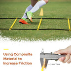 Pro Agility Ladder Agility Training Ladder Speed 12 Rung 20ft with Carrying Bag
