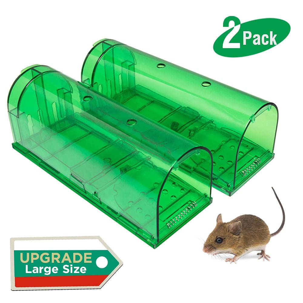 Home and Country USA Humane Mouse Trap. Our Catch and Release Mouse Traps are Designed as a Live Mouse and Rat Trap for Those who Want to Remove mice The Right Way. (Large and Small)(2 Small)