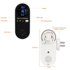 2 Packs Combination Gas & Carbon Monoxide Detector, 4-in-1 Natural Gas Detector & Carbon Monoxide Alarm with Temperature(°F) & Humidity,Propane & CO Detector for Home,RV,Apartment
