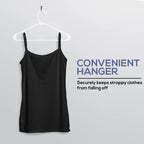 Utopia Home Plastic Hangers 50 Pack - Clothes Hanger with Hooks - Durable & Space Saving Coat Hanger - Heavy Duty White Hangers - Skirt Hangers