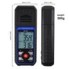 K/J Type Thermocouple Dual Channel Thermometer, T1-T2 Channel Temperature Measurement Wide Range Digital Thermometer with Backlight and Thermocouple Temperature Compensation