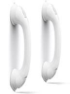 Grab Bars for Shower Heavy-Duty (2Pack) 16-Inch ADA Shower Grab Bars for Seniors Shower Handles for Elderly Suction Handicap Grab Bars Safety Handrail for Disabled for Bathroom Bathtubs Showers White