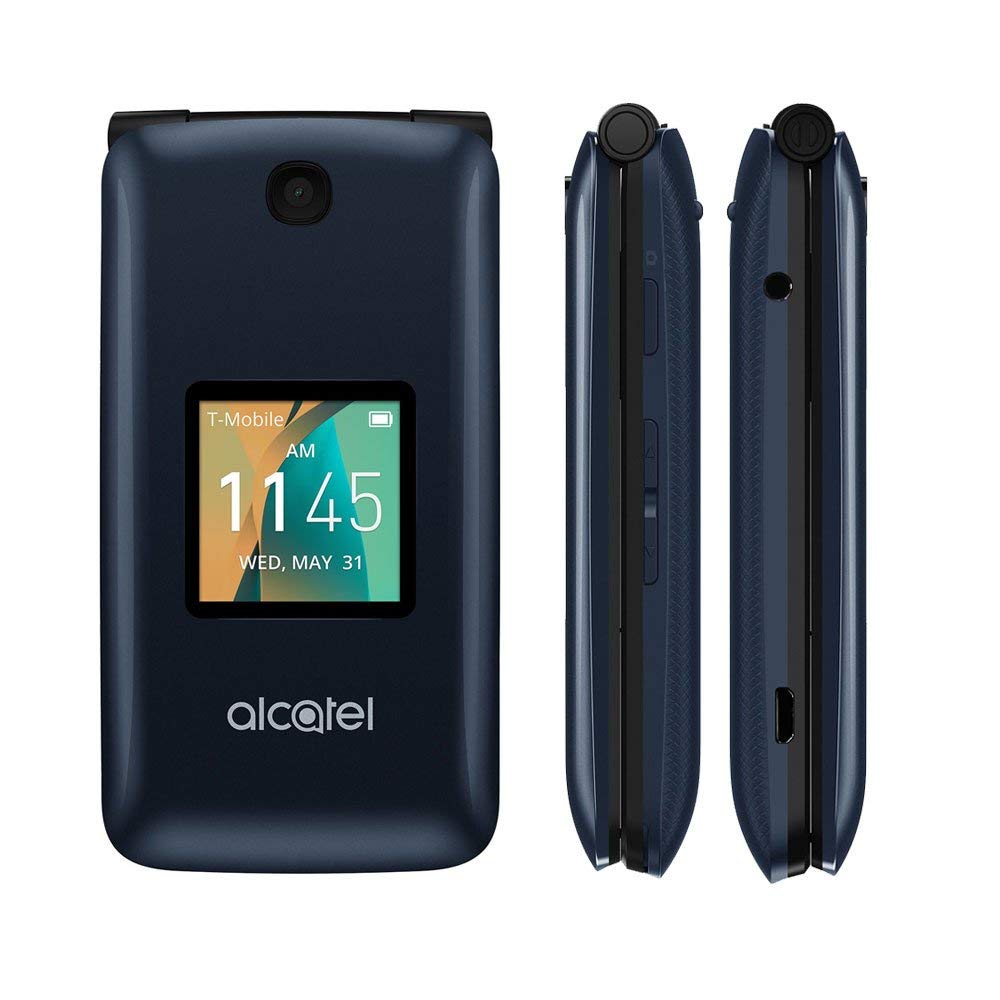 Alcatel Cingular Flip 2 4G LTE FlipPhone Bluetooth WIFI MP3 Camera Good for Elderly - GSM Unlocked (Renewed)