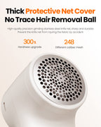 GAIATOP Fabric Shaver, Rechargeable Lint Remover Sweater Defuzzer, Intelligent Digital Display Lints Shaver Fuzzs Pills Bobbles Trimmer for Clothes and Furniture White(1 pcs)